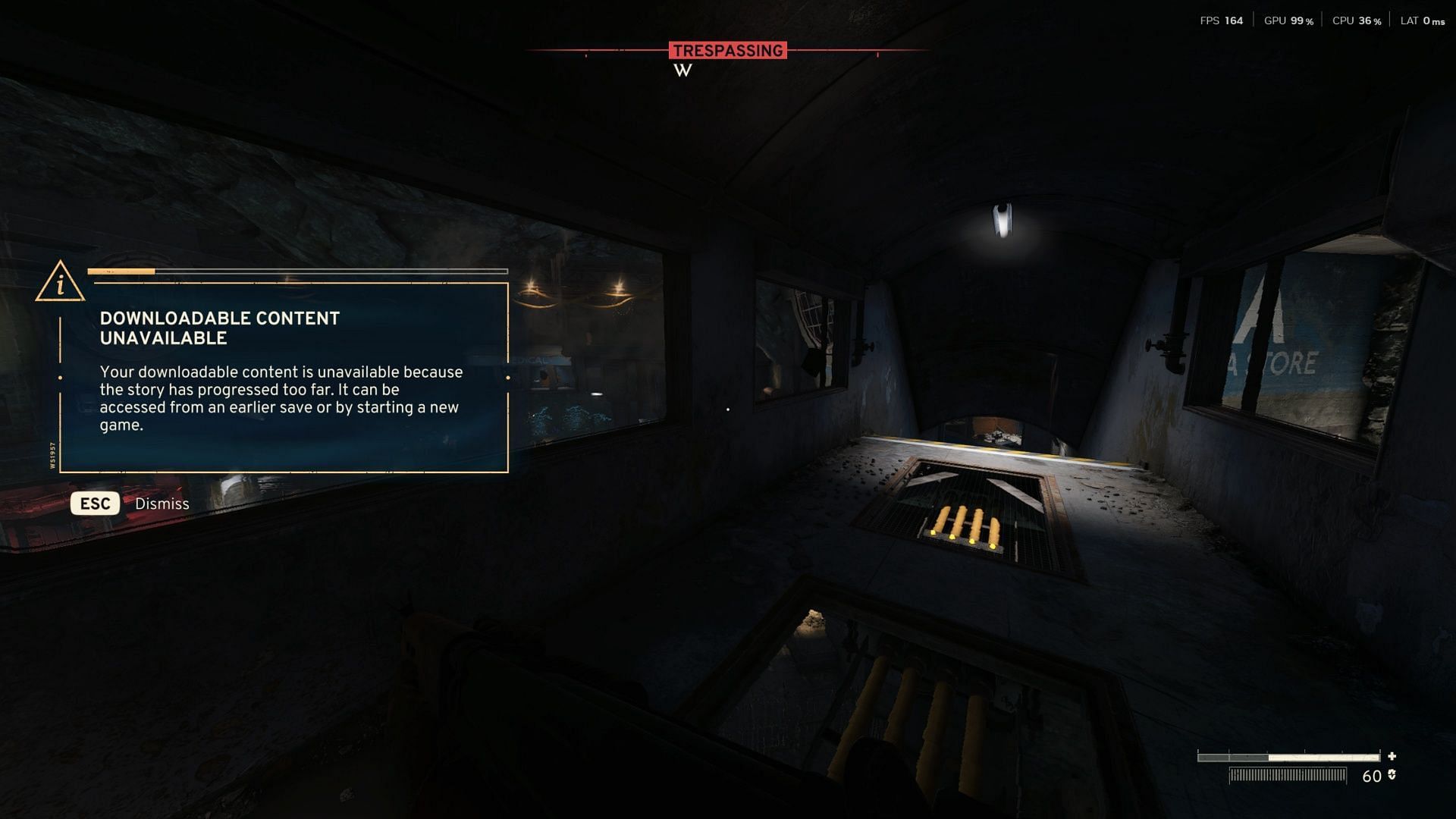 If you progress too far into the main story, the DLC becomes inaccessible (Image via Sportskeeda Gaming || Rebellion)
